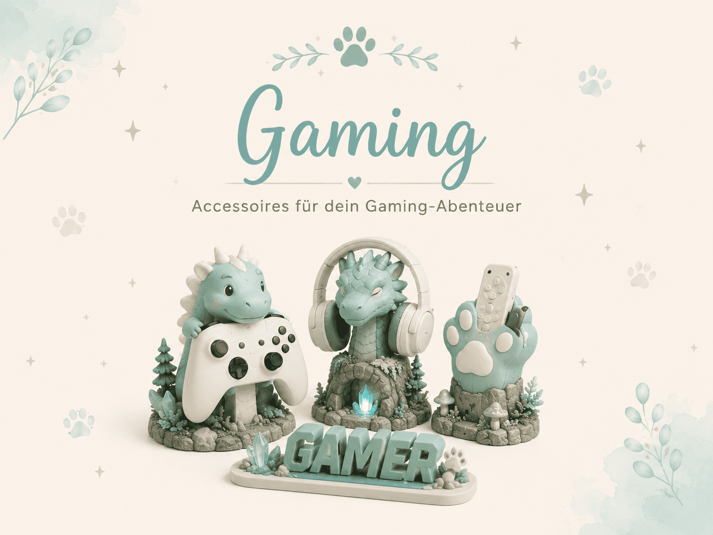 Kategorie Gaming – 3D-gedruckte Produkte von Snowcats Welt