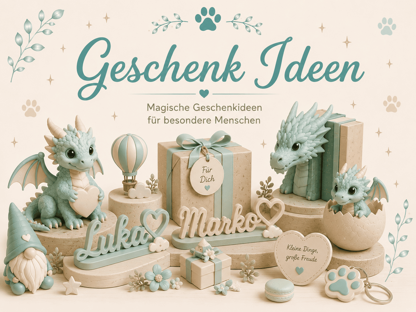 Kategorie Geschenkideen – 3D-gedruckte Produkte von Snowcats Welt