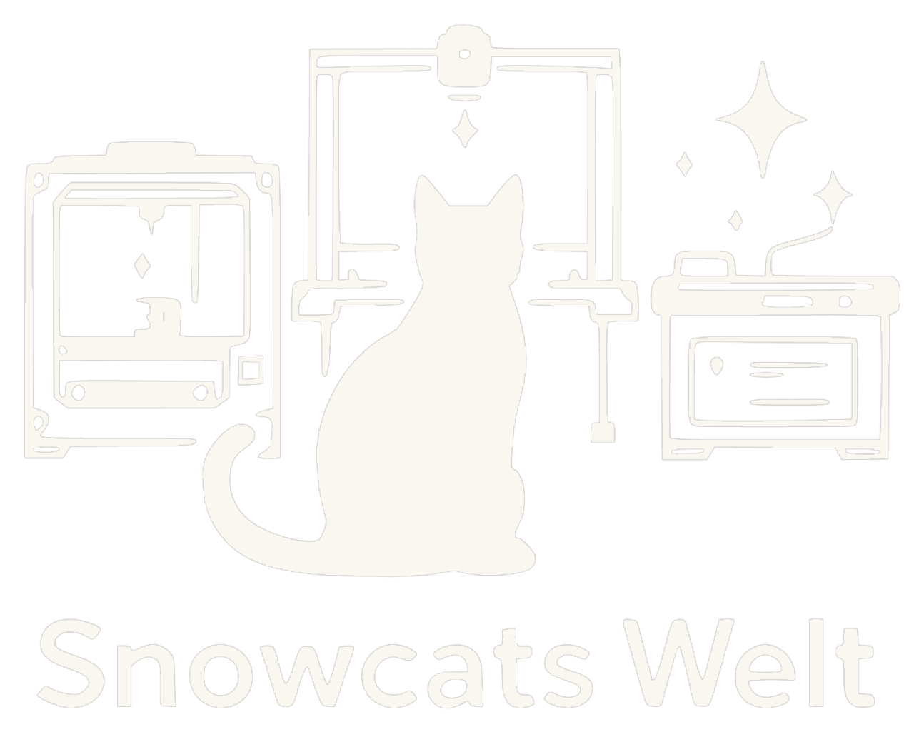Snowcats Welt Logo creme
