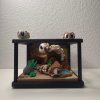 Gecko mit Terrarium-Set – 3D-gedruckte Tierfigur – Ansicht 2