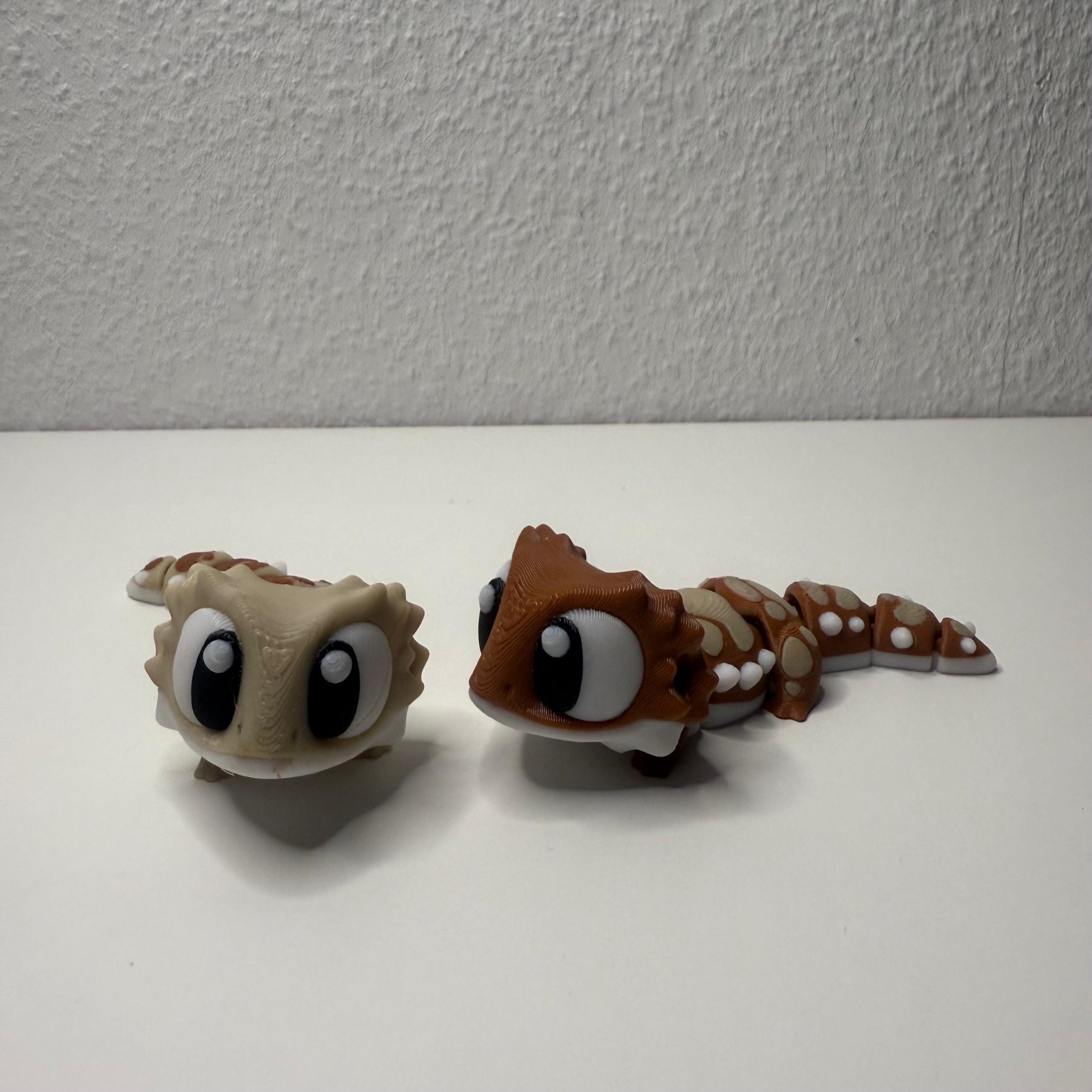 Gecko mit Terrarium-Set – 3D-gedruckte Tierfigur – Ansicht 8