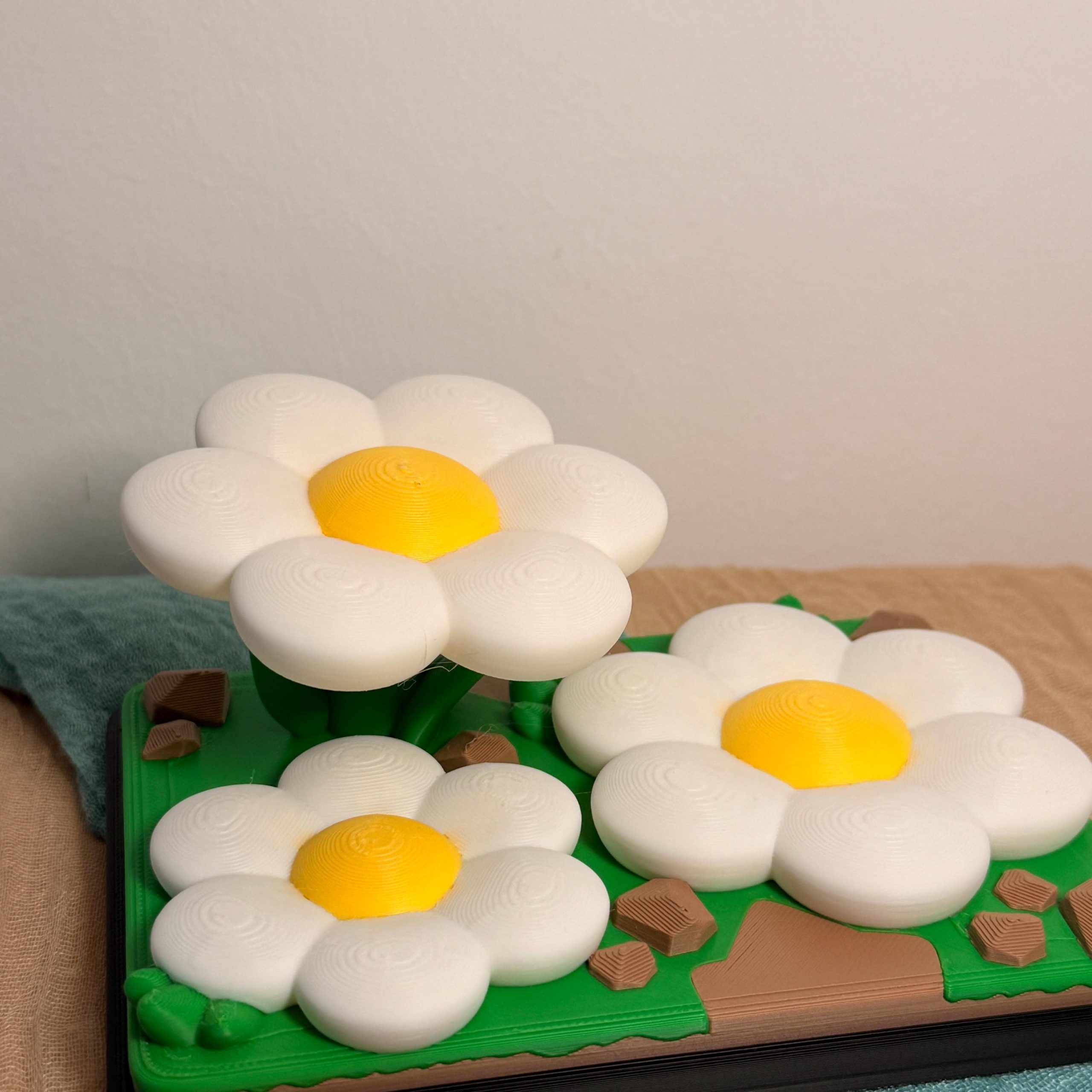 Marienkäfer Diorama auf Blumenwiese – 3D-Druck Deko – Ansicht 3